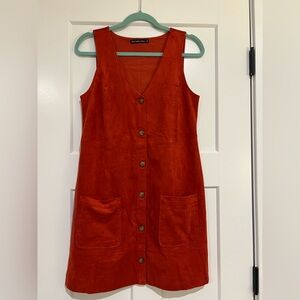 Women's terra-cotta Button-Down Dress